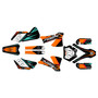 ktm 105sx graphics kit 2003-2005 rugged series orange