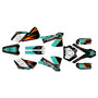 ktm 105sx graphics kit 2003-2005 rugged series teal