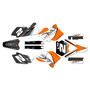 KTM 85SX & 105SX graphics kit 2006-2012 razor series orange