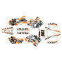 ktm 85sx graphics kit 2006-2012 twitch series orange-shift