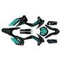KTM 85SX & 105SX graphics kit 2013-2015 rugged series teal-shift