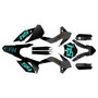 ktm 105sx graphics kit 2015-2017 fatality series teal-shift