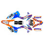 ktm 105sx graphics kit 2013-2015 split series orange
