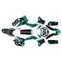 KTM 85SX & 105SX graphics kit 2015-2017 cyrus series teal
