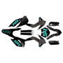 KTM 85SX & 105SX graphics kit 2015-2017 fatality series teal-shift