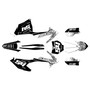 ktm 85sx graphics kit 2018-2024 fatality series white