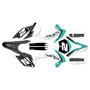 KTM 85SX & 105SX graphics kit 2015-2017 razor series teal