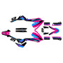 ktm 690smc graphics kit 2008-2011 orange-crew series magenta