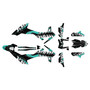 ktm 690smcr graphics kit 2019-2024 carnage series teal