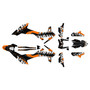 ktm 690smcr graphics kit 2019-2024 carnage series orange