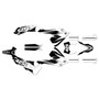 ktm 690smc graphics kit 2008-2011 screech series white