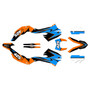 ktm 690smc graphics kit 2012-2013 screech series cyan