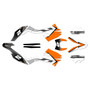 ktm 690smc graphics kit 2014-2018 razor series orange