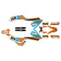 ktm 690smc graphics kit 2008-2011 split series orange
