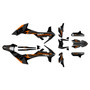 ktm 690smcr graphics kit 2019-2024 crew series orange-shift