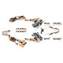 ktm 690smc graphics kit 2008-2011 twitch series orange-shift