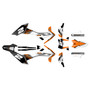 ktm 690smcr graphics kit 2019-2024 razor series orange
