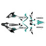 ktm 690smcr graphics kit 2019-2024 razor series teal