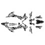 ktm 690smcr graphics kit 2019-2024 twitch series white