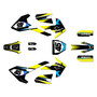 mototec pro72v graphics kit all years division series yellow