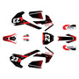 mototec pro72v graphics kit all years evader series red