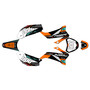 ssr sr125tr graphics kit 2021-2025 rugged series orange