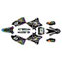 yamaha yz125x graphics kit 2020-2022 acid series rainbow
