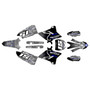 yamaha yz250x graphics kit 2016-2022 cyberware series blue