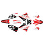 yamaha yz250x graphics kit 2016-2022 dream series red