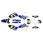 yamaha yz125x graphics kit 2020-2022 laser series blue-yellow
