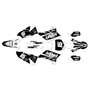 yamaha yz125x graphics kit 2020-2022 race series white