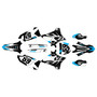yamaha yz250x graphics kit 2016-2022 shatter series cyan