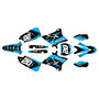 yamaha yz250x graphics kit 2016-2022 spear series cyan