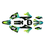 yamaha yz125x graphics kit 2023-2026 night series lime