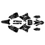 yamaha yz250x graphics kit 2016-2022 splash series smoke