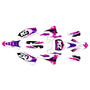 yamaha yz125x graphics kit 2020-2022 vintage series magenta