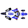 yamaha yz250x graphics kit 2016-2022 viper series blue