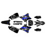 yamaha yz250x graphics kit 2016-2022 viper series blue-shift