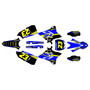 yamaha yz250x graphics kit 2016-2022 viper series yellow-blue