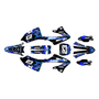 yamaha yz250x graphics kit 2023-2026 acid series blue-shift