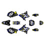 yamaha yz125 graphics kit 2008-2014 core series blue-shift