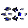 yamaha yz125 graphics kit 2008-2014 cyberware series blue-shift