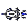 yamaha yz250x graphics kit 2023-2026 rebel series blue-shift