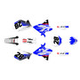 yamaha yz125 graphics kit 2002-2004 factory series blue