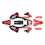 yamaha yz250x graphics kit 2023-2026 vendetta series red