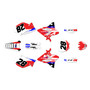 yamaha yz250 graphics kit 2002-2004 factory series red