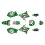 yamaha yz125 graphics kit 2008-2014 predator series green