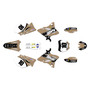 yamaha yz125 graphics kit 2006-2007 speed series tan