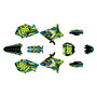 yamaha yz125 graphics kit 2005 twitch series cyan