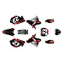yamaha yz250 graphics kit 2005 fh series red